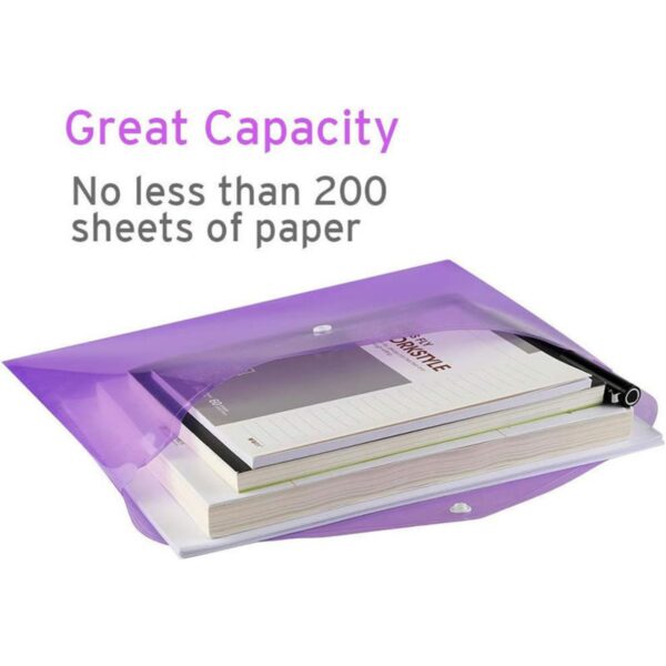 Letter Size Plastic Envelopes Item No#32181 - Image 4