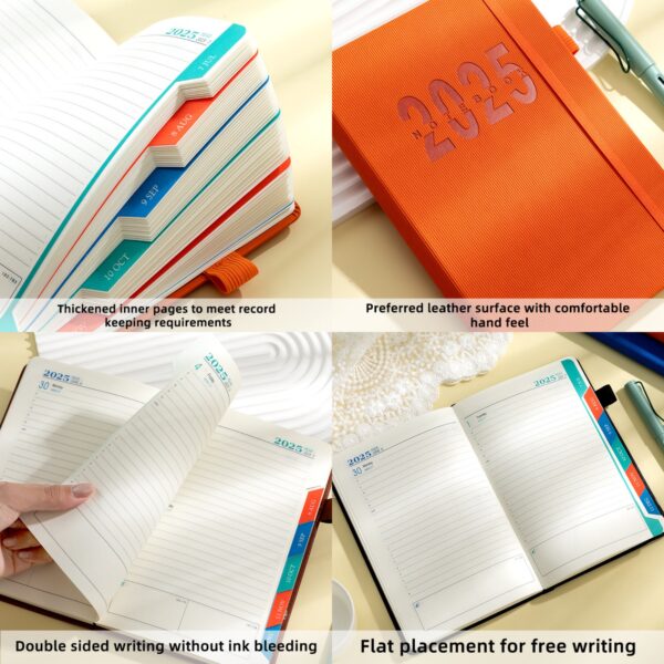 2025 Jan - Dec 5.8" X 8.4" A5 Bandaged Daily Planner Item No#32182 - Image 4
