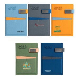 2025 Jan - Dec 5.8" X 8.4" A5 Buckle Daily Planner Item No#32183