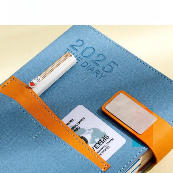 2025 Jan - Dec 5.8" X 8.4" A5 Buckle Daily Planner Item No#32183 - Image 5
