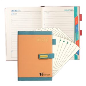 2025 Jan - Dec 5.6" X 8.2" A5 Daily Planner Item No#32188