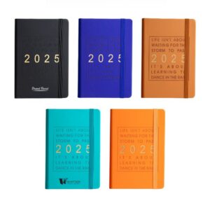 2025 Jan - Dec 5.8" X 8.4" A5 Daily Planner Item No#32189