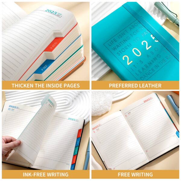 2025 Jan - Dec 5.8" X 8.4" A5 Daily Planner Item No#32189 - Image 4