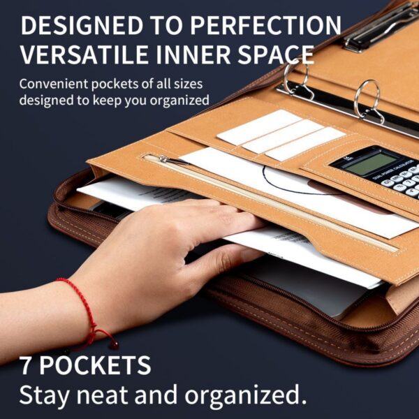 Padfolio With Zippered All-In-One Item No#32195 - Image 6
