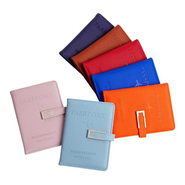 Pu Leather Passport Holder Item No#32199 - Image 2