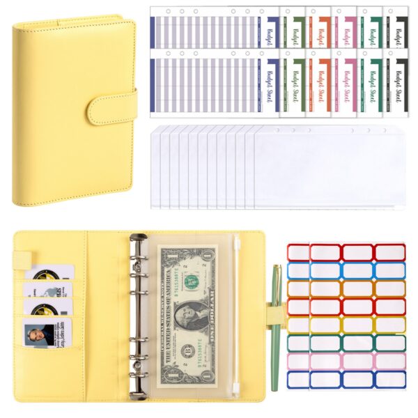 Leather A6 Budget Binder Item No#32200 - Image 2