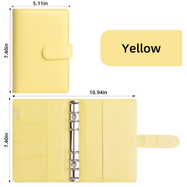 Leather A6 Budget Binder Item No#32200 - Image 3