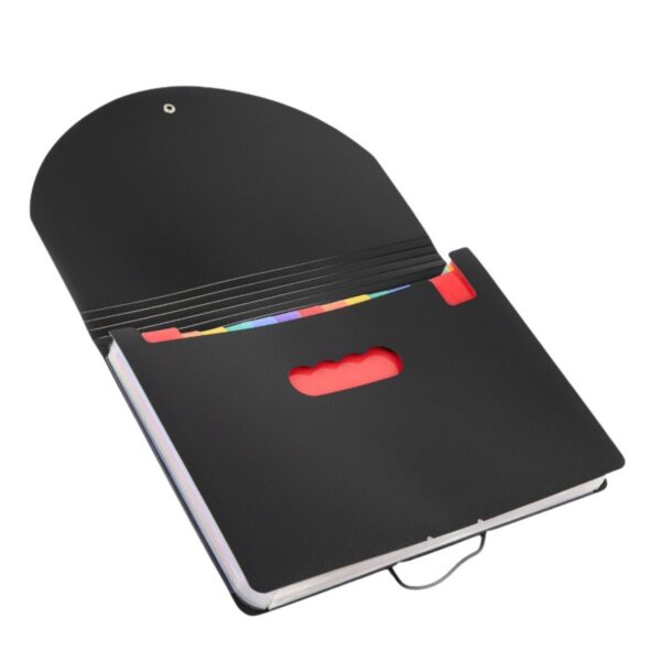 13 Pockets Expanding File Folder With Cover And Pen Slot Item No#32205 - Image 4