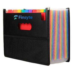 24 Pockets Expanding File Folder With Cloth Edge Wrap Item No#32206