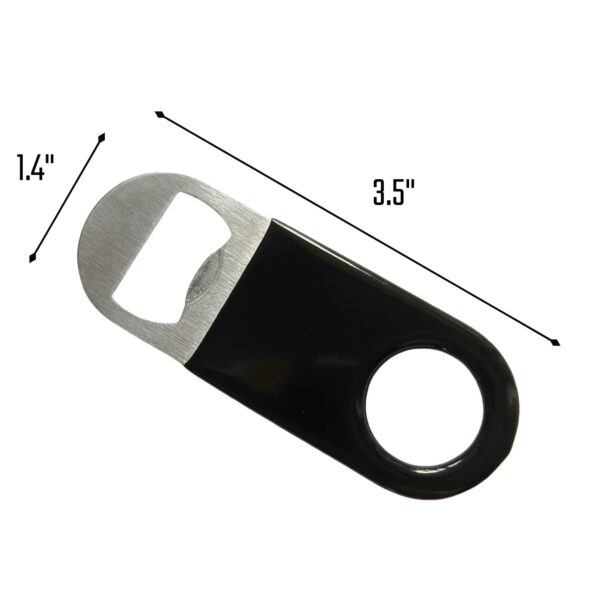 Short Rubber Coated Bottle Opener Item No#32214 - Image 3