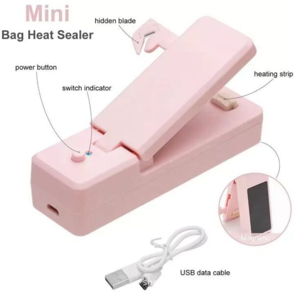 Usb Charging Mini Bag Sealer Item No#32218 - Image 4