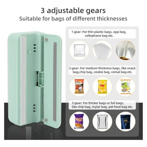 Plastic Bag Heat Sealer And Cutter Item No#32219 - Image 4