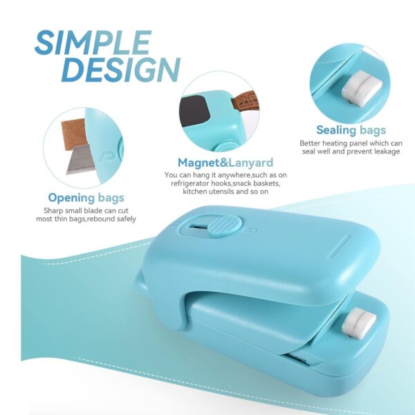 Mini Bag Sealer Item No#32220 - Image 4
