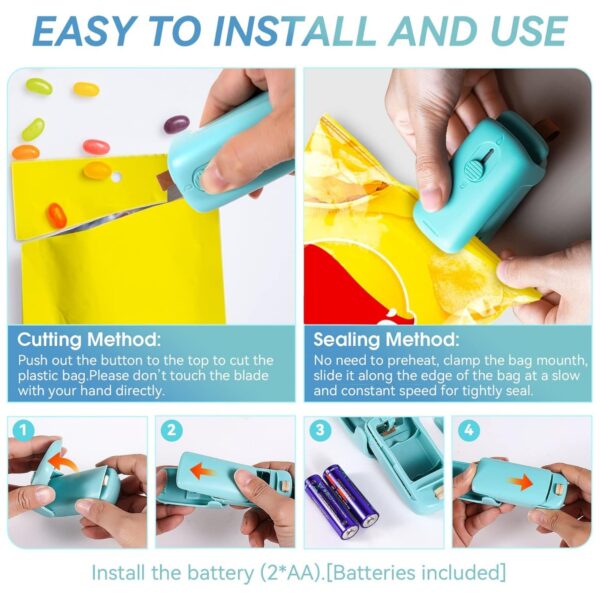 Mini Bag Sealer Item No#32220 - Image 5