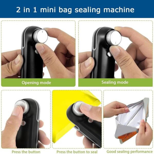 Usb Charging Mini Bag Sealer Item No#32221 - Image 5