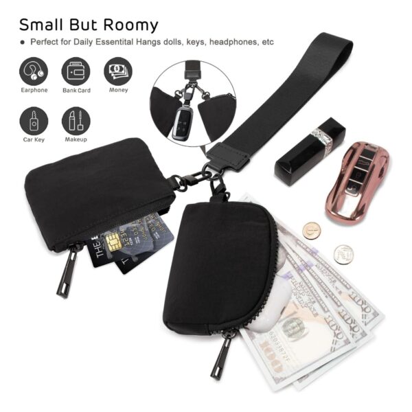 Mini Zip Around Wristlet Wallet Item No#32227 - Image 5