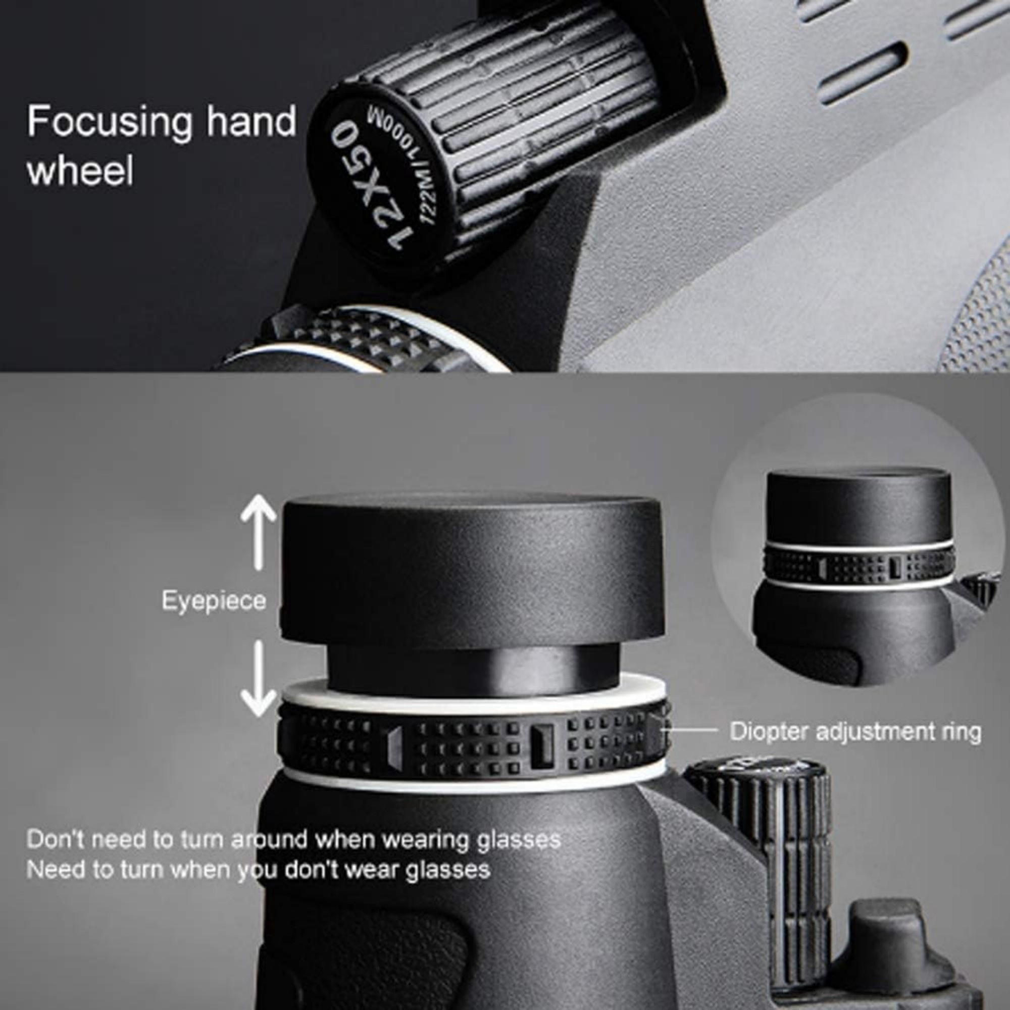 12 X 50 High Telescope Item No#32229 - Image 5