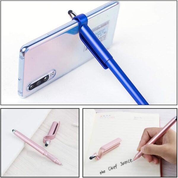 Multifunctional 3 In 1 Phone Holder Capacitive Stylus Ballpoint Pens Item No#32243 - Image 4