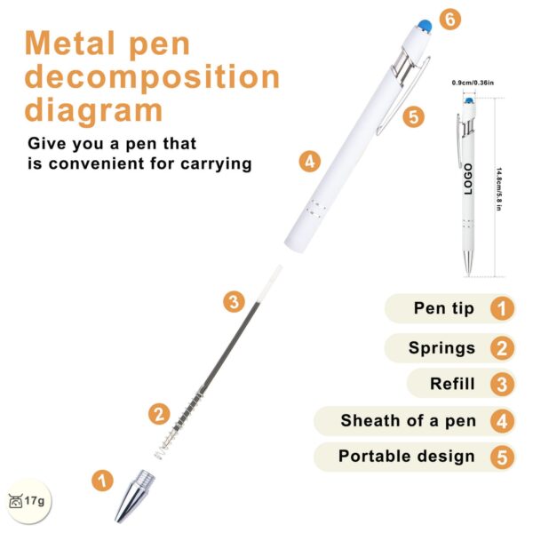 Touch Metal Pens Item No#32246 - Image 3