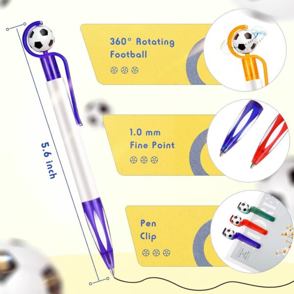 Soccer Shape Ballpoint Pens Item No#32251 - Image 3