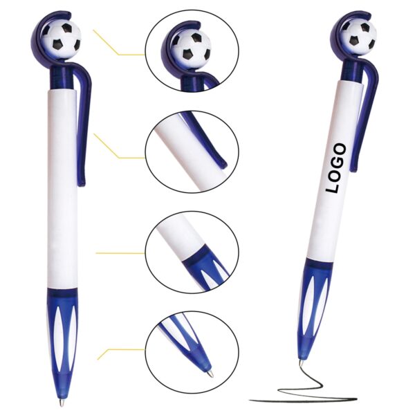Soccer Shape Ballpoint Pens Item No#32251 - Image 4