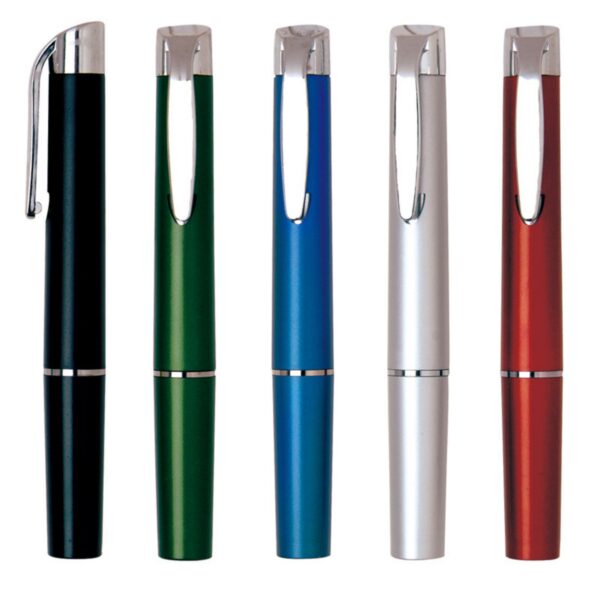 Black Ink Ballpoint Pen With Led Light Item No#32292 - Image 2