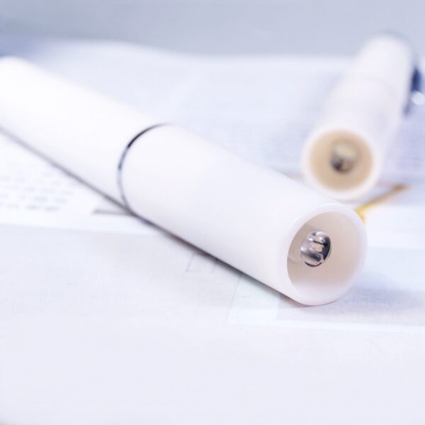 Black Ink Ballpoint Pen With Led Light Item No#32292 - Image 3
