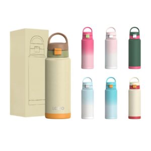 12 Oz Stainless Steel Insulated Water Bottle With Handle Item No#32325