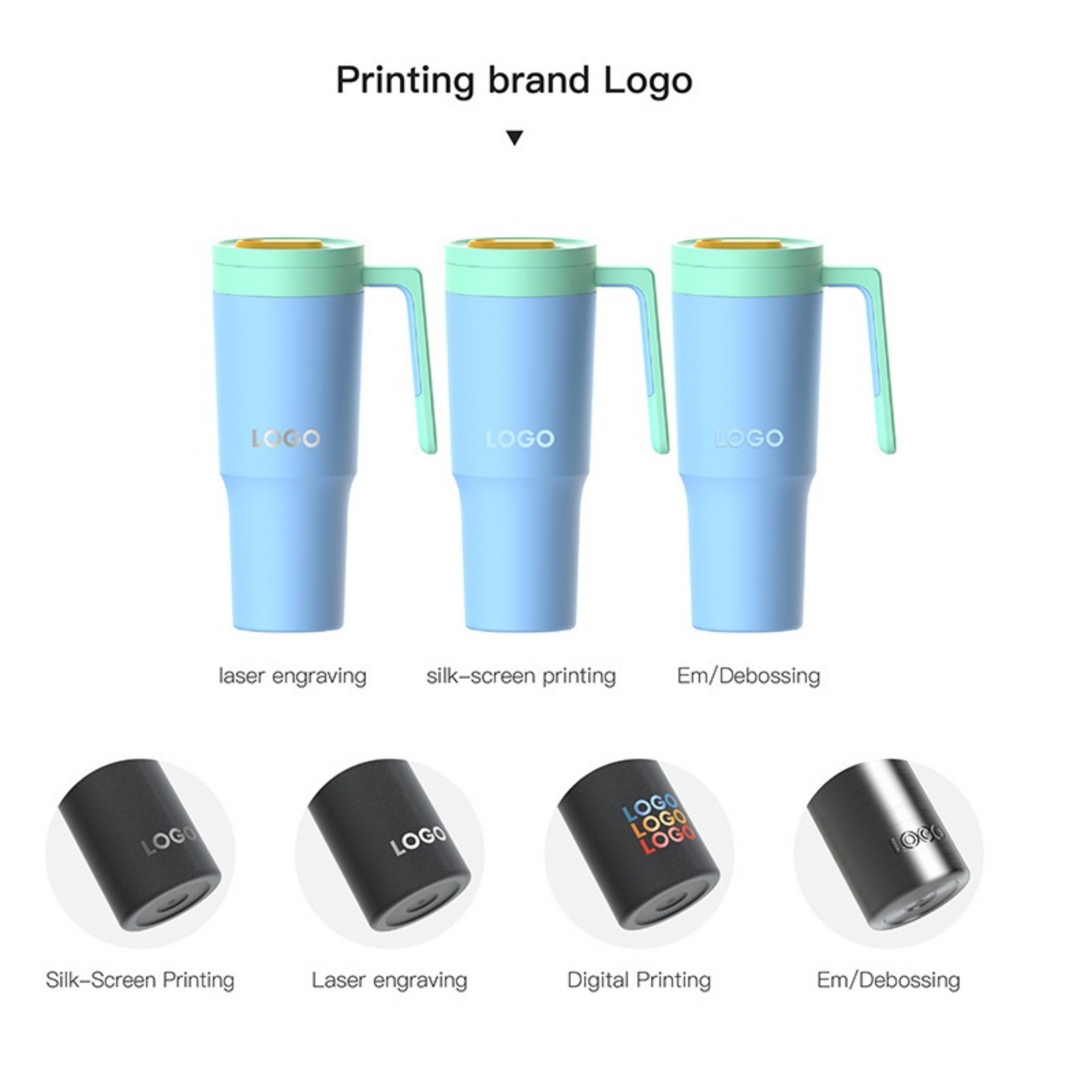 40 Oz Stainless Steel Insulated Water Bottle With 2-In-1 Lid Item No#32334 - Image 4