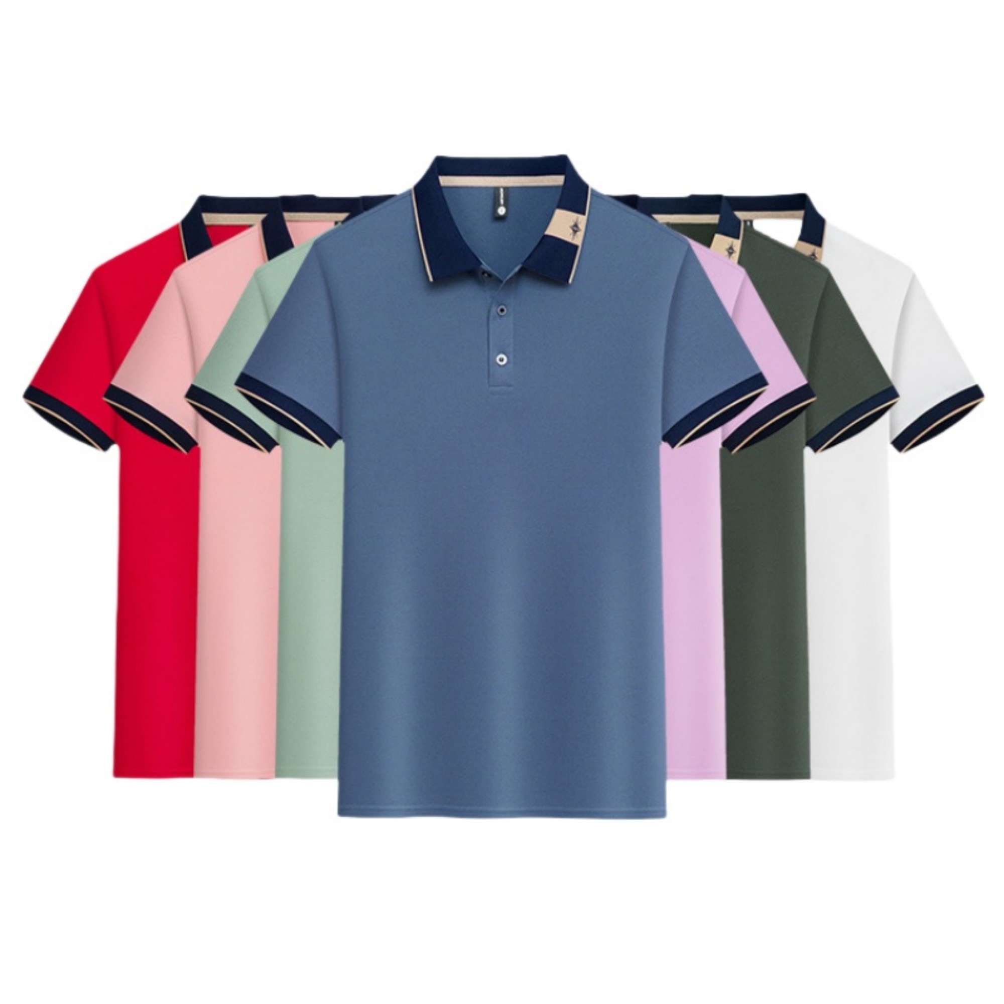 Summer Ice Silk Breathable Short Sleeve Shirt Item No#32338