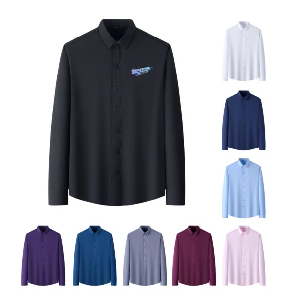 Wrinkle Free Long Sleeve Button Down Shirt Item No#32349