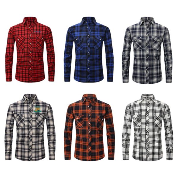 Long Sleeve Lightweight 2 Pockets Casual Shirt Item No#32350