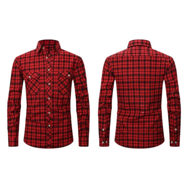 Long Sleeve Lightweight 2 Pockets Casual Shirt Item No#32350 - Image 2