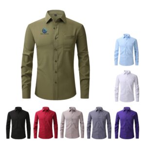 Man'S Long Sleeve Dress Shirt Item No#32352
