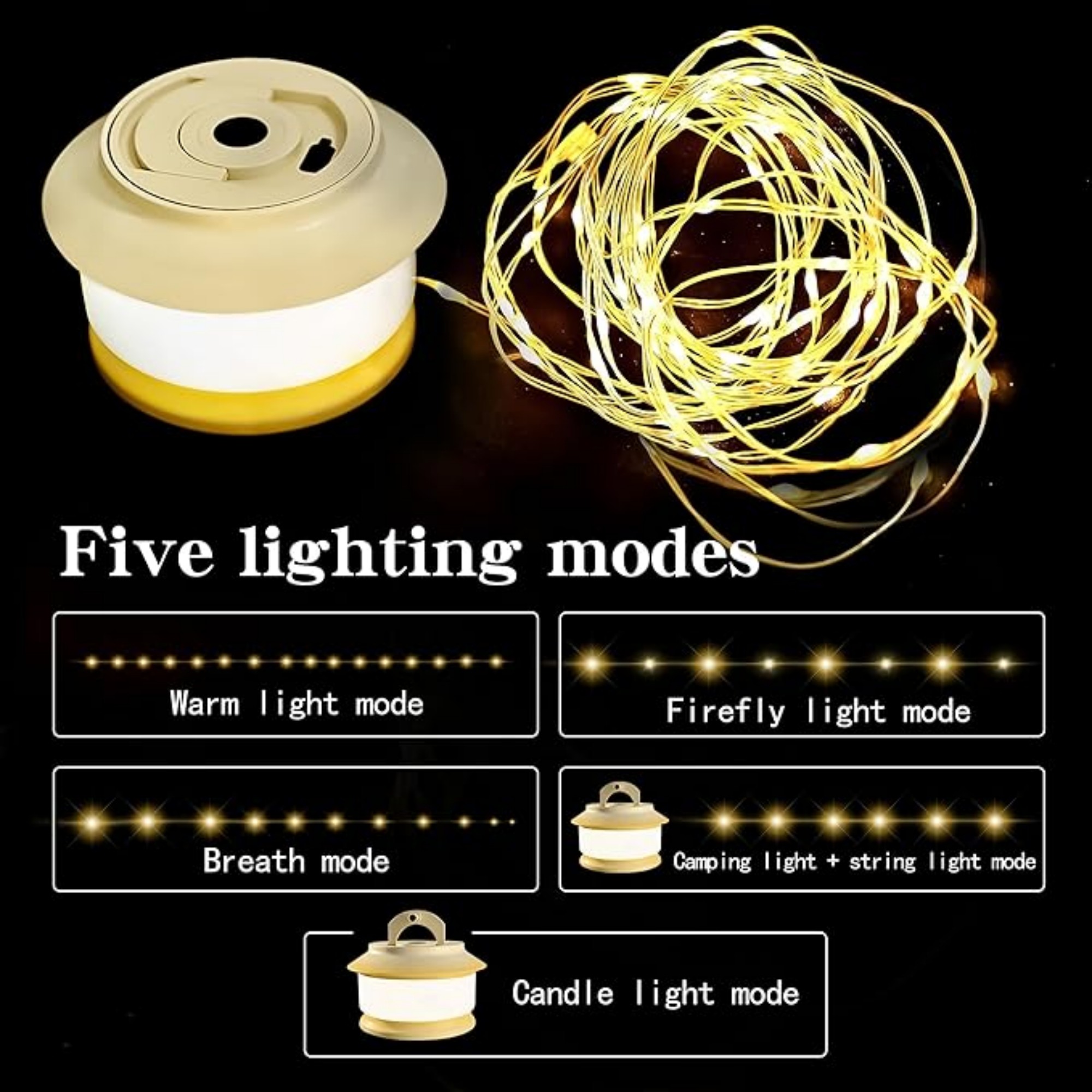 Retractable Waterproof String Lights Item No#32355 - Image 3