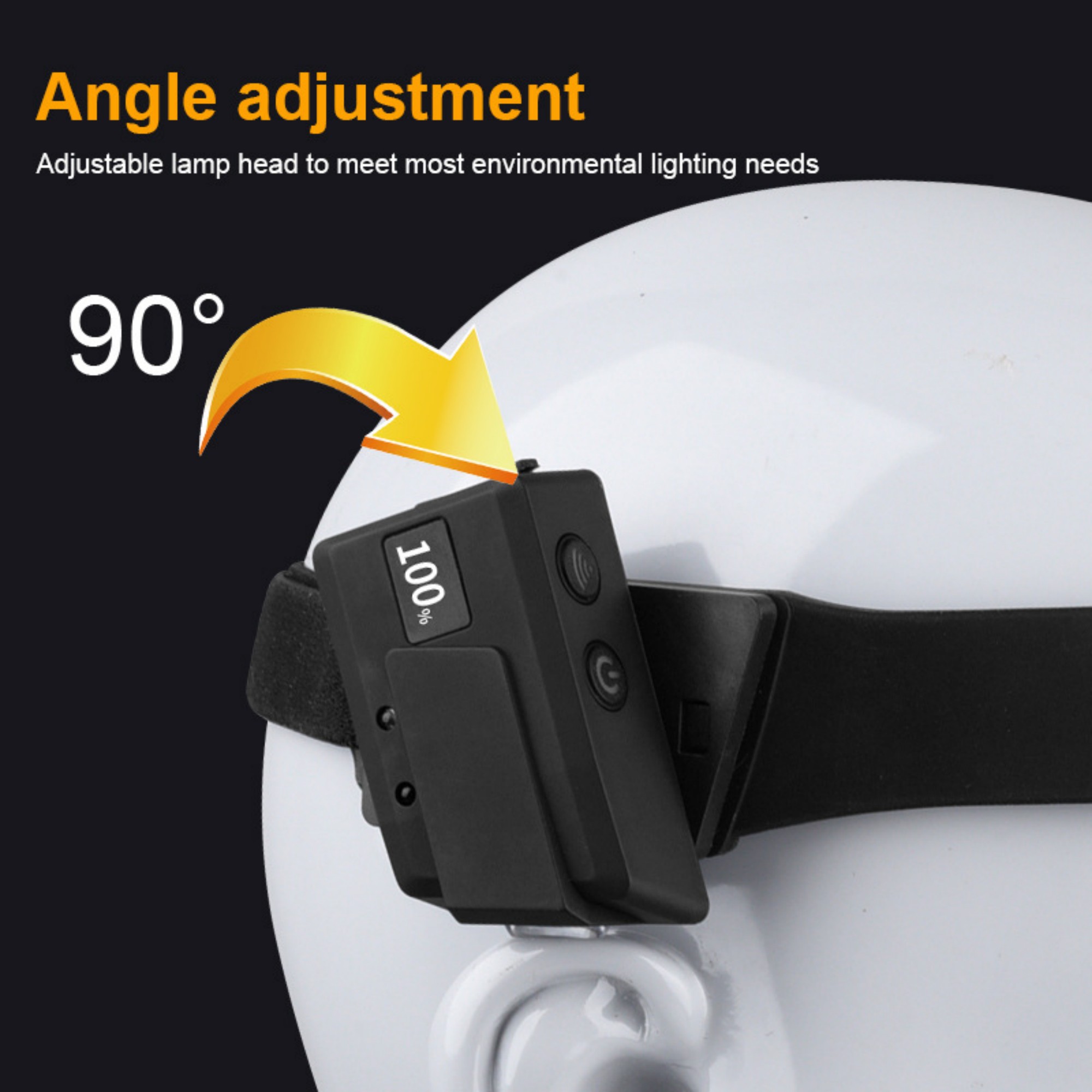 Rechargeable Led Headlamp Item No#32357 - Image 5