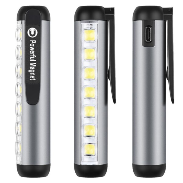Rechargeable Pen Light Flashlight Item No#32359 - Image 2