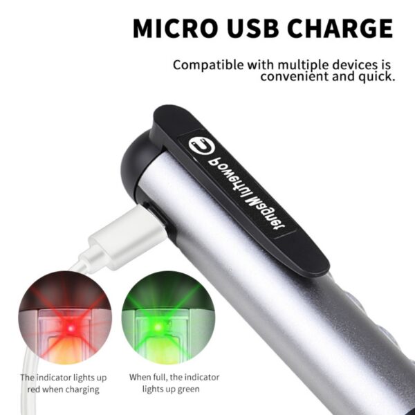 Rechargeable Pen Light Flashlight Item No#32359 - Image 4