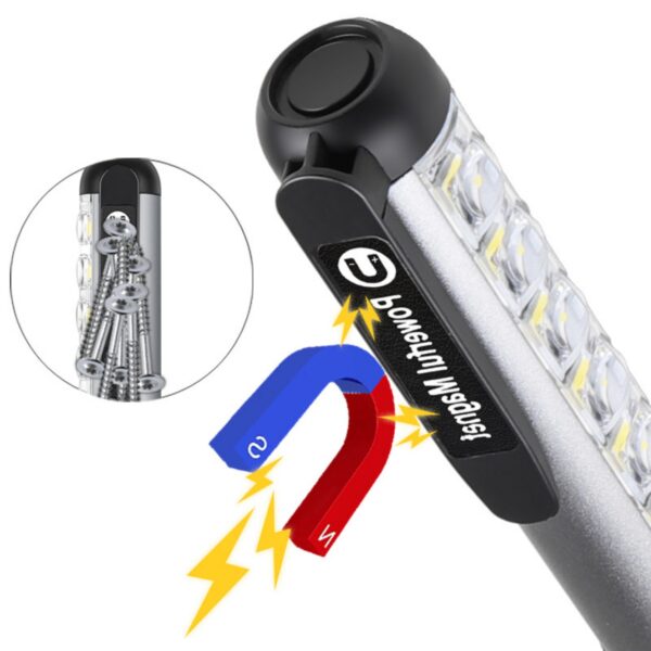 Rechargeable Pen Light Flashlight Item No#32359 - Image 5