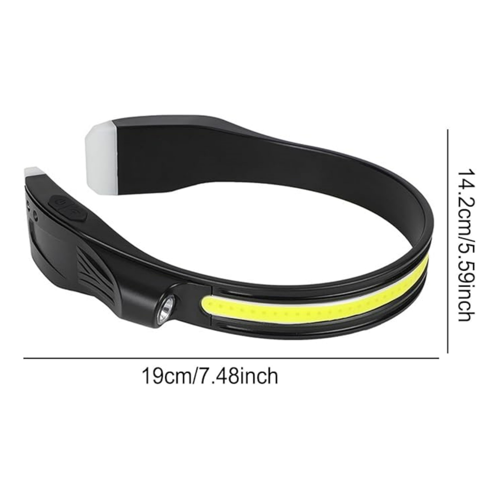Portable High Performance Head Light With Usb Charging Cable Item No#32360 - Image 3