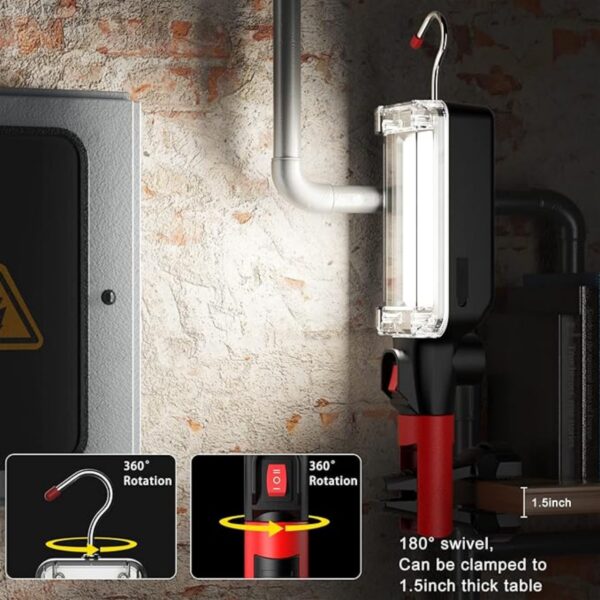 Rechargeable Led Work Lights Item No#32361 - Image 5