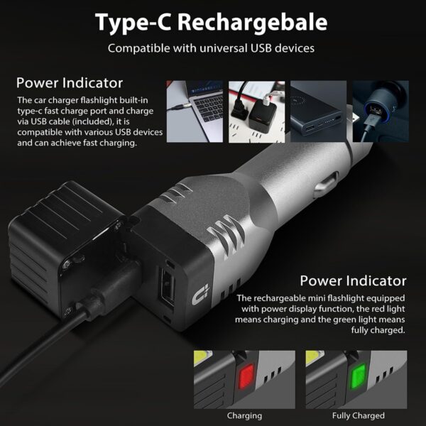 Small Multifunctional Flash Light Item No#32365 - Image 6