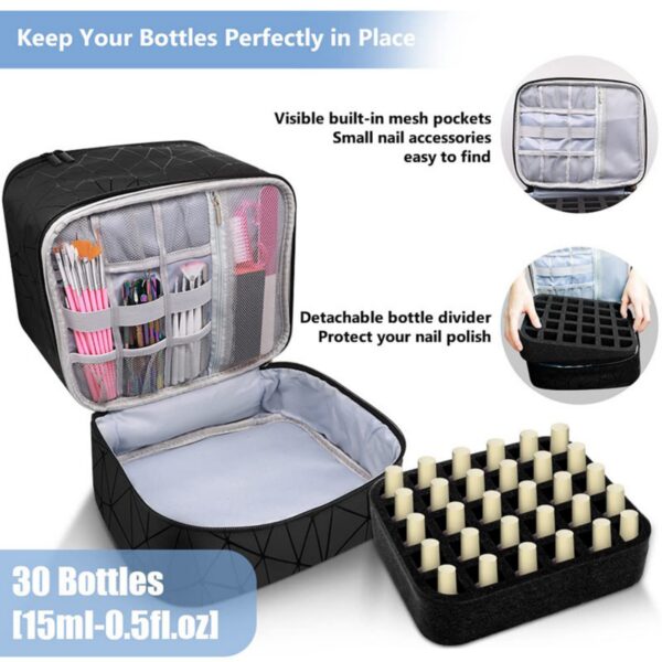 Nail Polish Organizer Bag Item No#32379 - Image 6