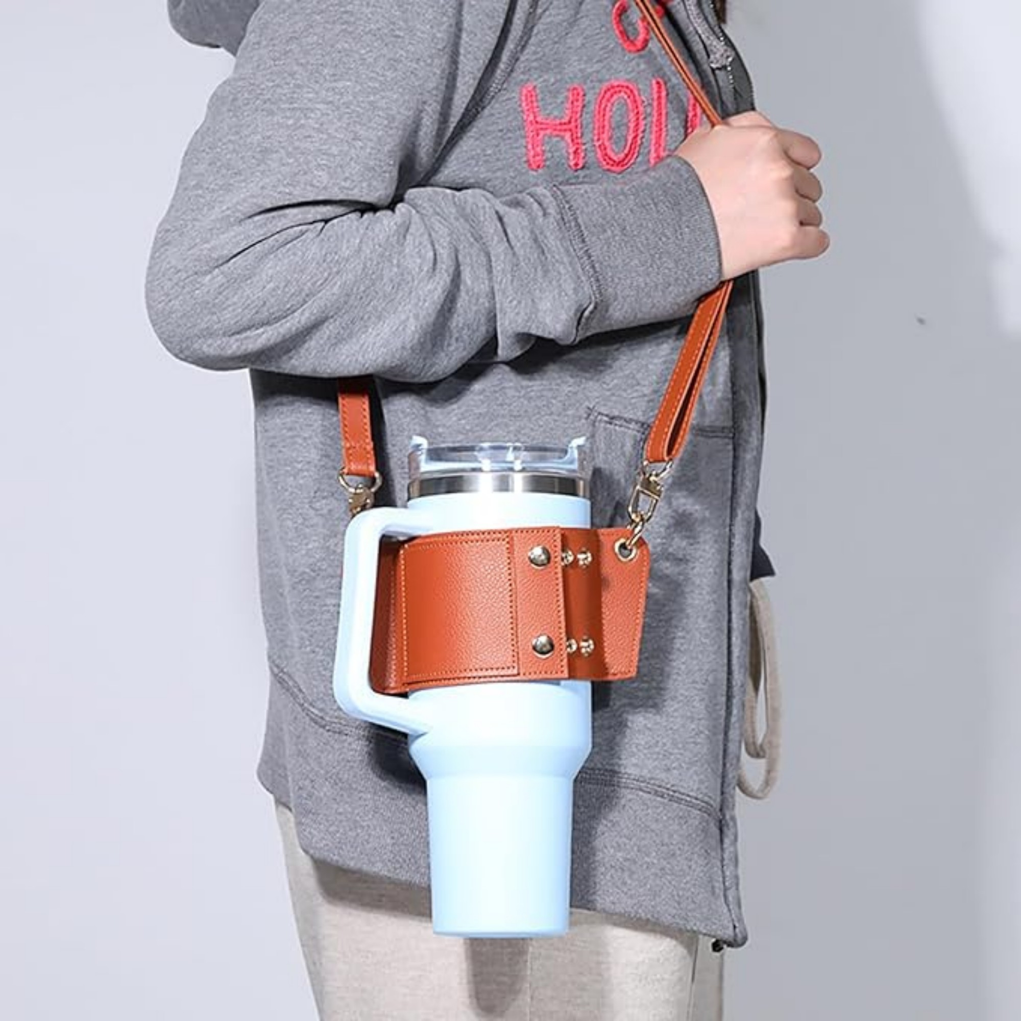 Water Bottle Holder With Strap Item No#32383 - Image 5