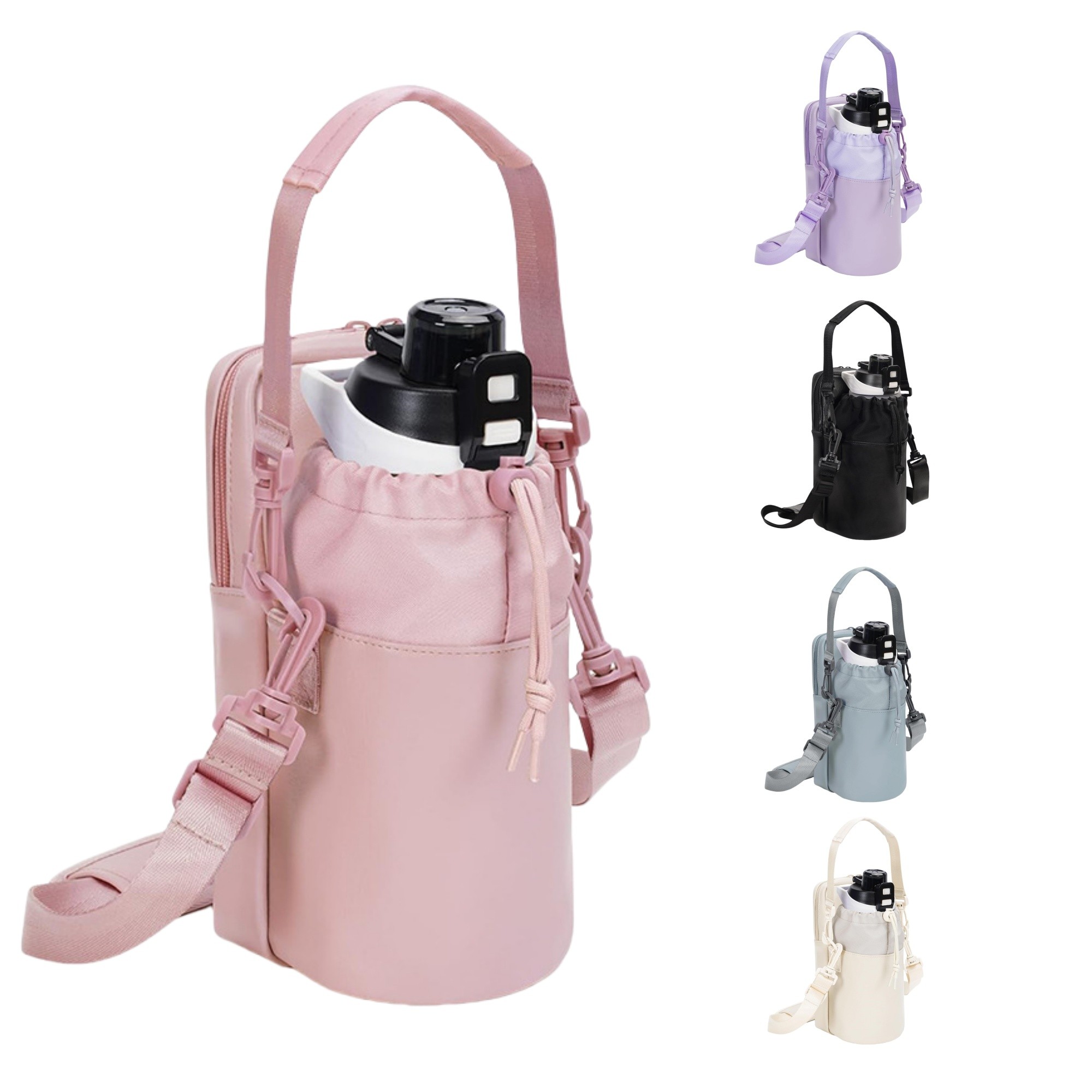 Water Bottle Holder With Strap Item No#32386