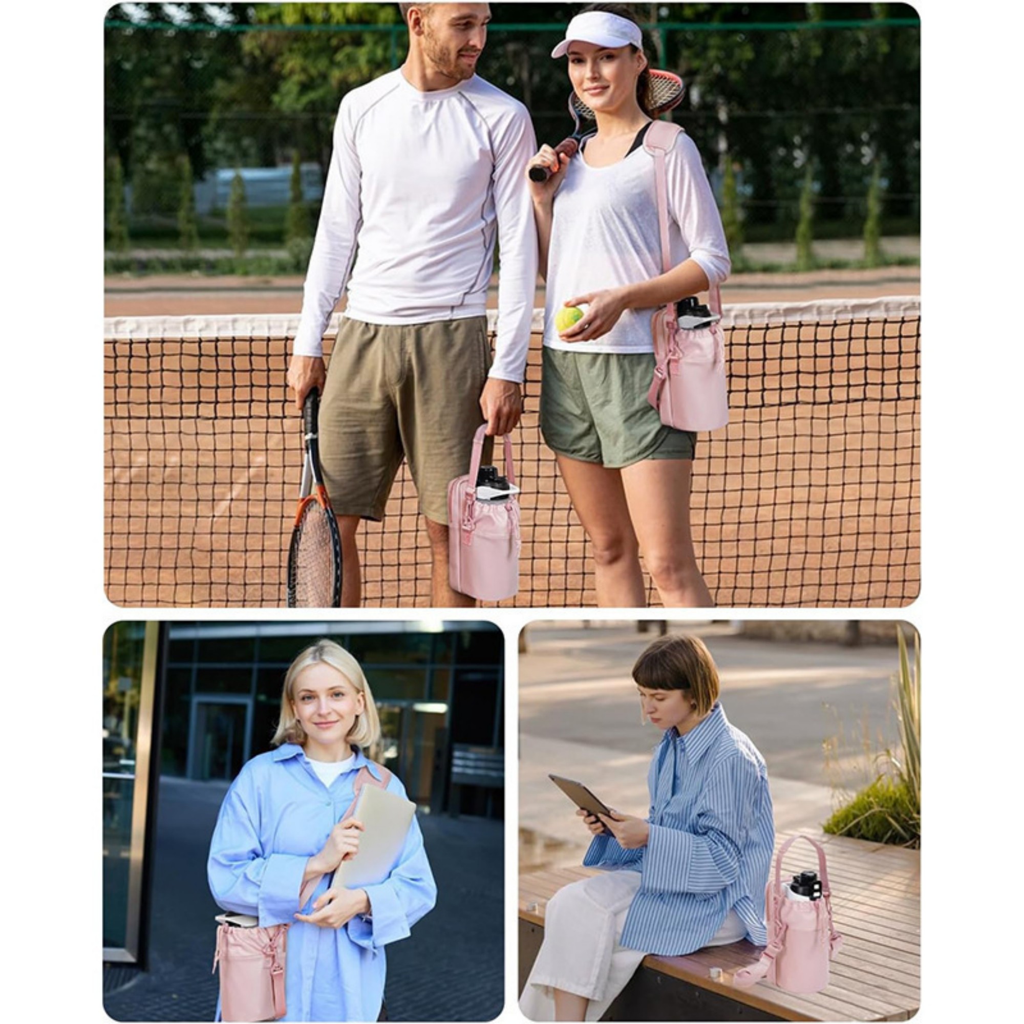 Water Bottle Holder With Strap Item No#32386 - Image 7