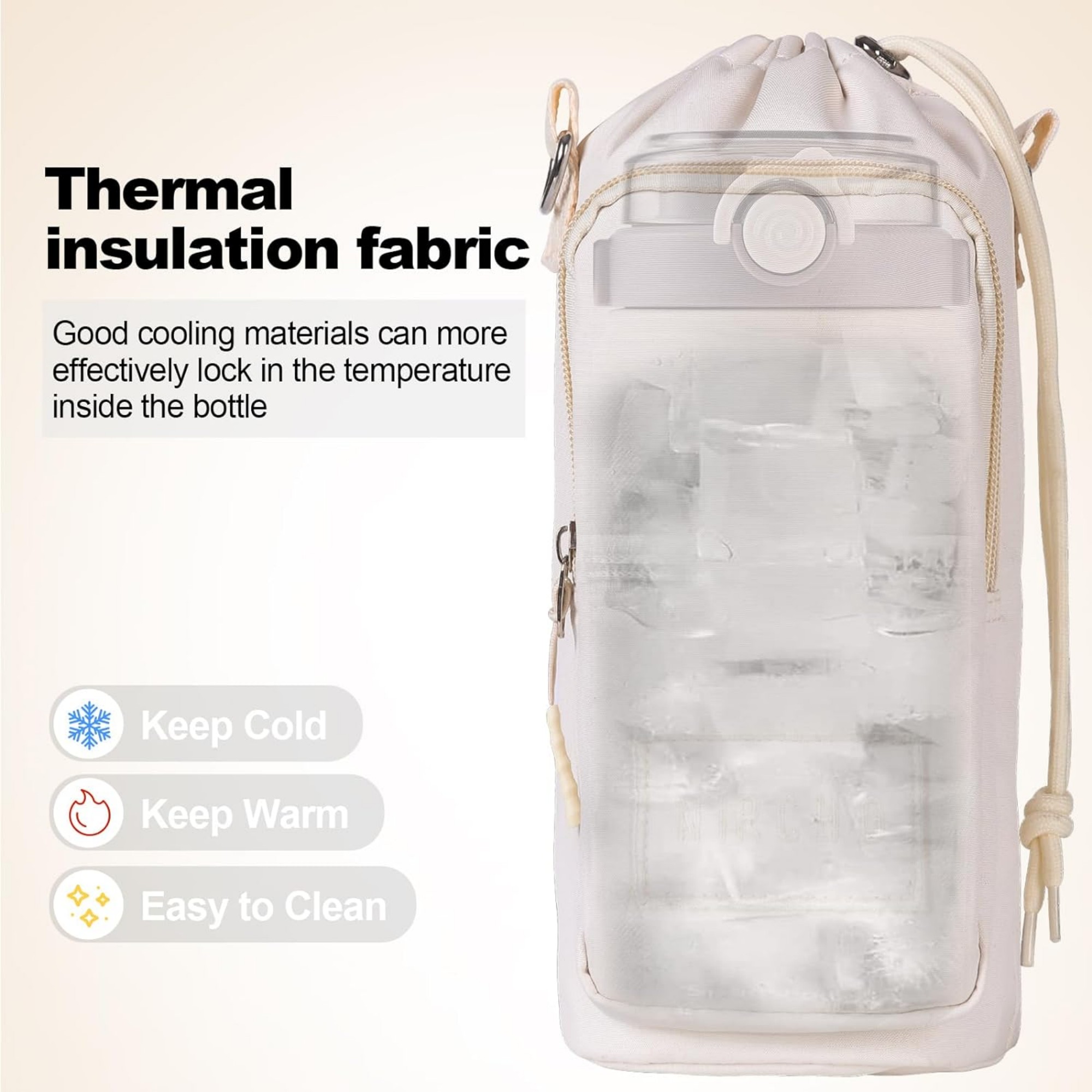 Water Bottle Holder With Strap Item No#32388 - Image 4