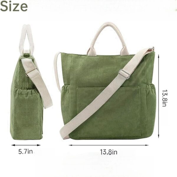 Corduroy Tote Bag Item No#32396 - Image 3