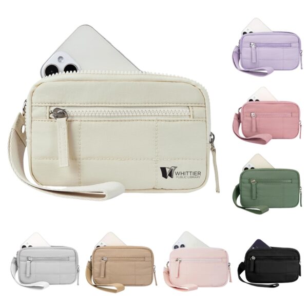 Wristlet Wallets With 3 Zippers Item No#32398