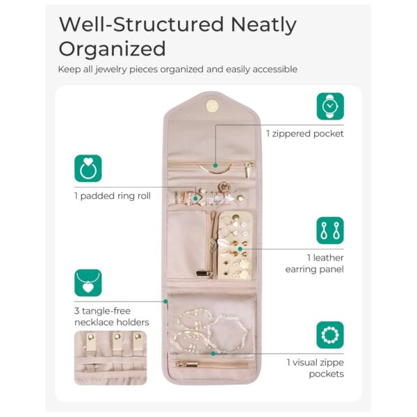 Travel Jewelry Organizer Item No#32402 - Image 4